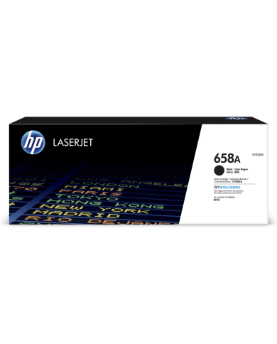 Cartucho de Toner HP 658A LaserJet Negro Original