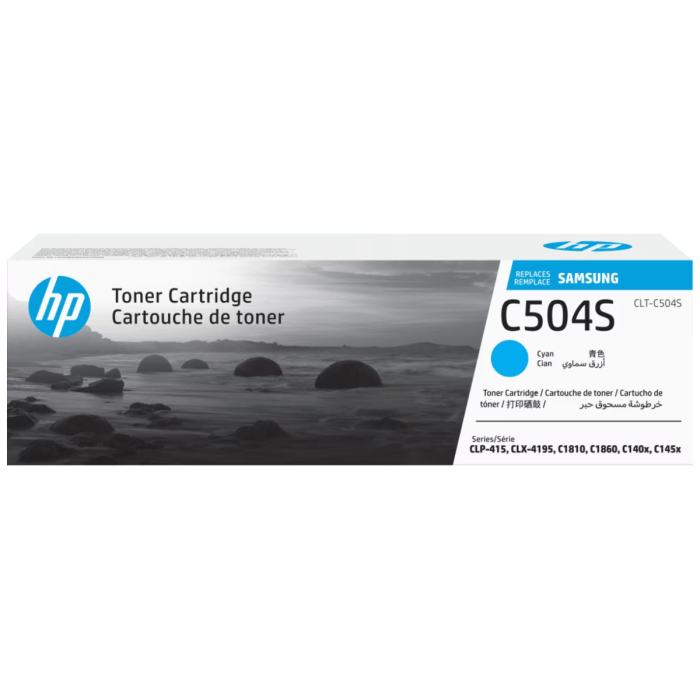 Cartucho de Tóner Samsung CLT-C504S Cian Original