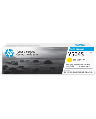 Cartucho de Toner HP Samsung CLT-Y504S Amarillo Original