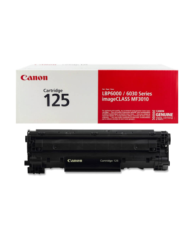 Cartucho de Toner Canon 125 Negro, Rinde 1600 Páginas