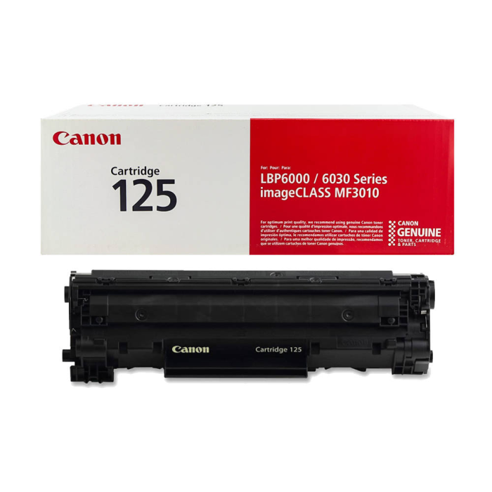 Cartucho de Toner Canon 125 Negro, Rinde 1600 Páginas
