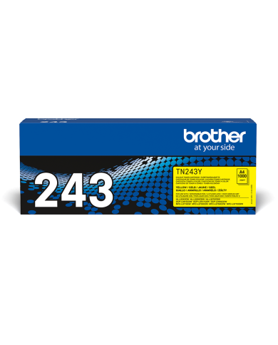 Cartucho de Toner Original Brother TN243Y Amarillo 1.000 páginas