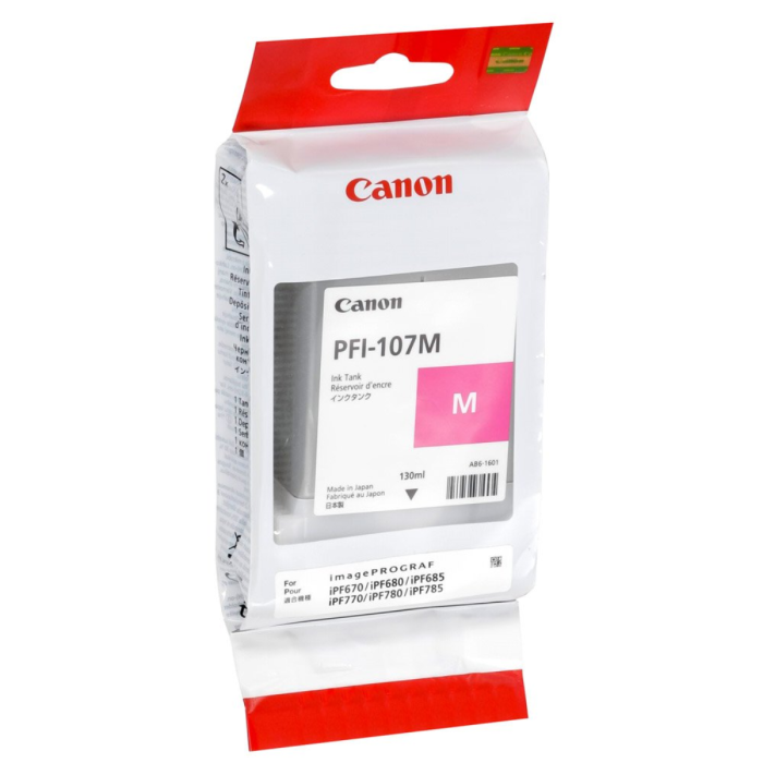 Cartucho de tinta Canon PFI-107 Magenta, 130ml