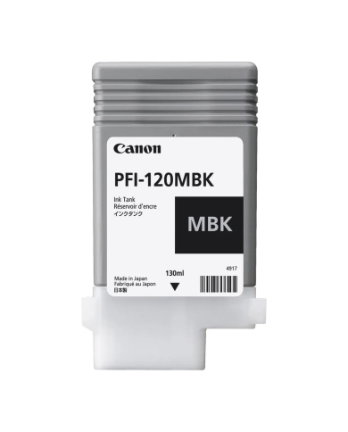 Cartucho de tinta Canon PFI-120 Negro Mate, 130ml