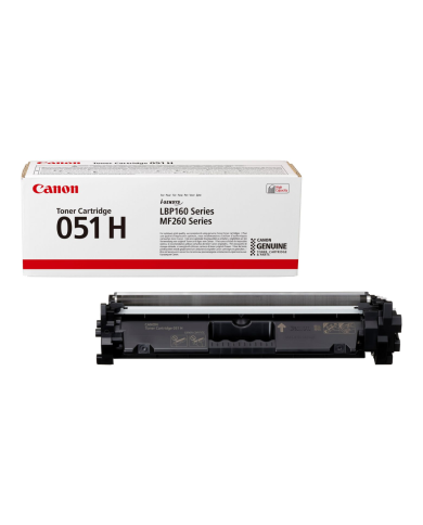 Cartucho de toner Canon 051 H Negro, Rinde 4000 Páginas