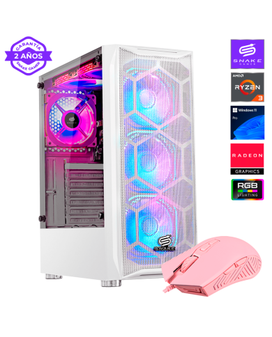 Pc Gamer Vibora White V0 AMD Ryzen 3 3200G, SSD 256GB, RAM 16 GB