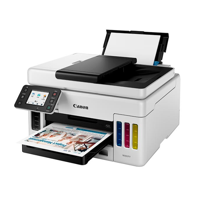 Impresora Multifuncional Canon Maxify GX6010 Tinta Color, 25ppm, Wi-Fi/LAN/USB
