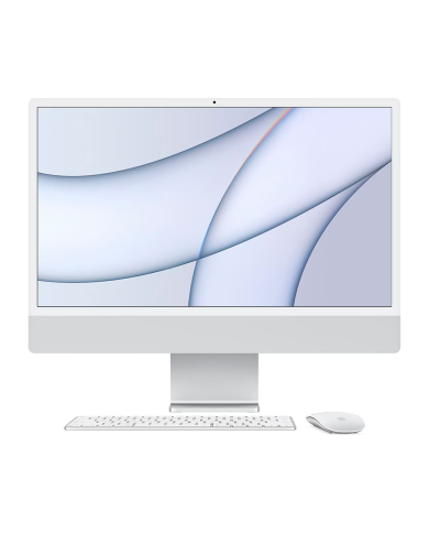 Apple iMac Retina M3 4.5K 24" 2023 CPU 16GB Ram, 512GB SSD, 8 núcleos y GPU de 10 núcleos, Plata