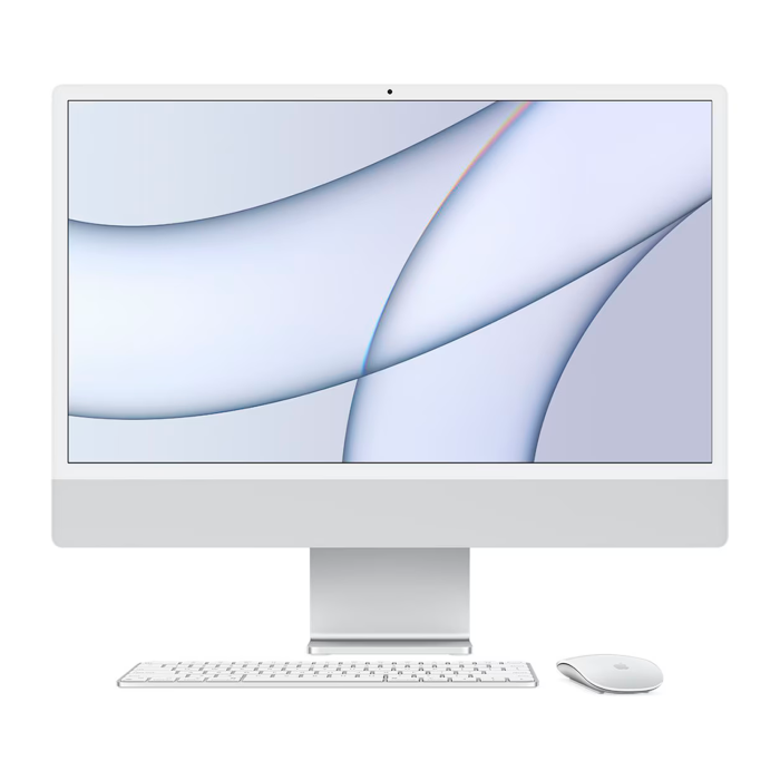 Apple iMac Retina M3 4.5K 24" 2023 CPU 16GB Ram, 512GB SSD, 8 núcleos y GPU de 10 núcleos, Plata