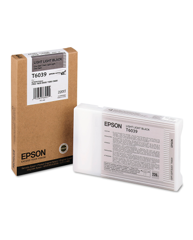 Cartucho de Tinta Original Epson T603 UltraChrome K3 Negro Claro Claro 220 ml