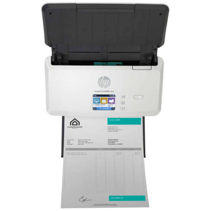 Escáner HP ScanJet Pro N4000 snw1