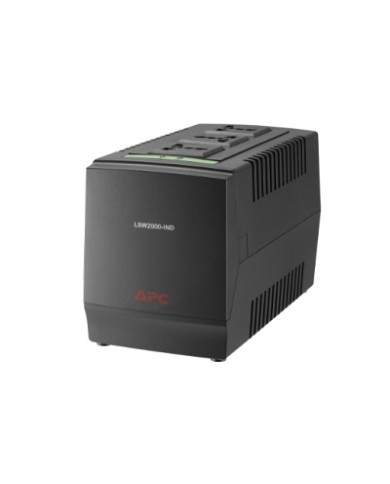 Regulador automático de tensión Line-R de 2000 VA de APC, 3 enchufes universales, 230 V