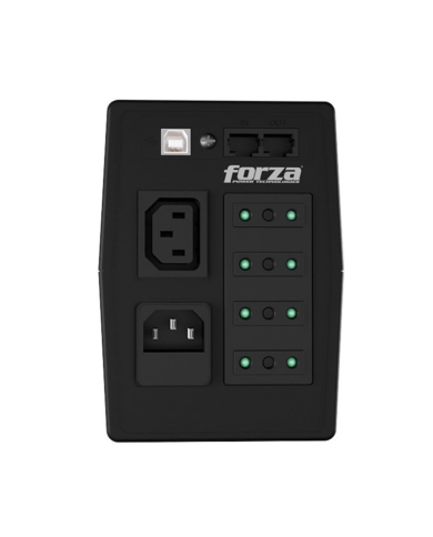 UPS inteligente Forza, 800VA, 480W, LCD táctil, torre compacta, 120V