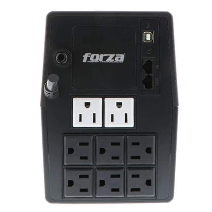 UPS inteligente Forza, 1000VA. 600W, LCD táctil, 120V