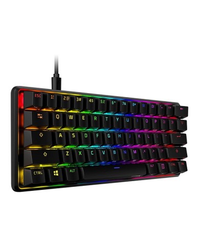 Teclado Mecánico HyperX Alloy Origins 60% Switch Red RGB Inglés