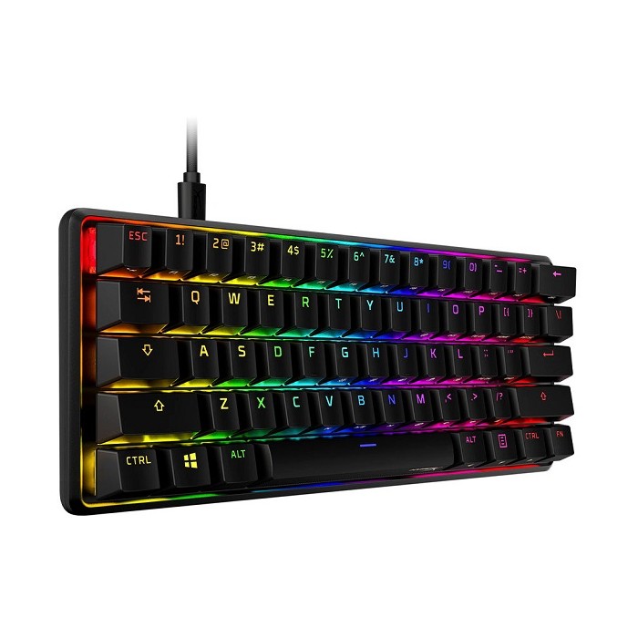 Teclado Mecánico HyperX Alloy Origins 60% Switch Red RGB Inglés