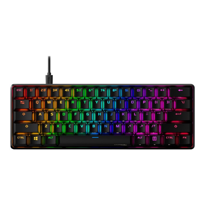 Teclado Mecánico HyperX Alloy Origins 60% Switch Red RGB Inglés
