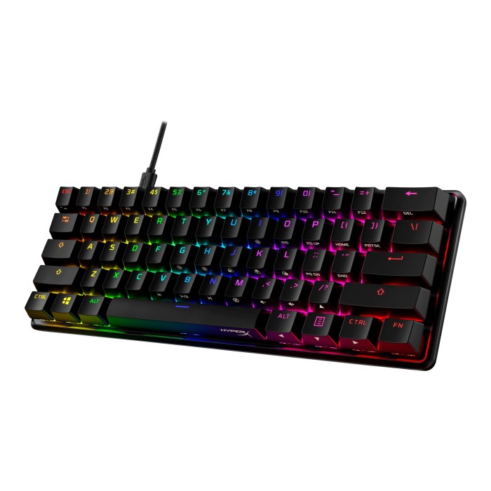 Teclado Mecánico HyperX Alloy Origins 60% Switch Red RGB Inglés