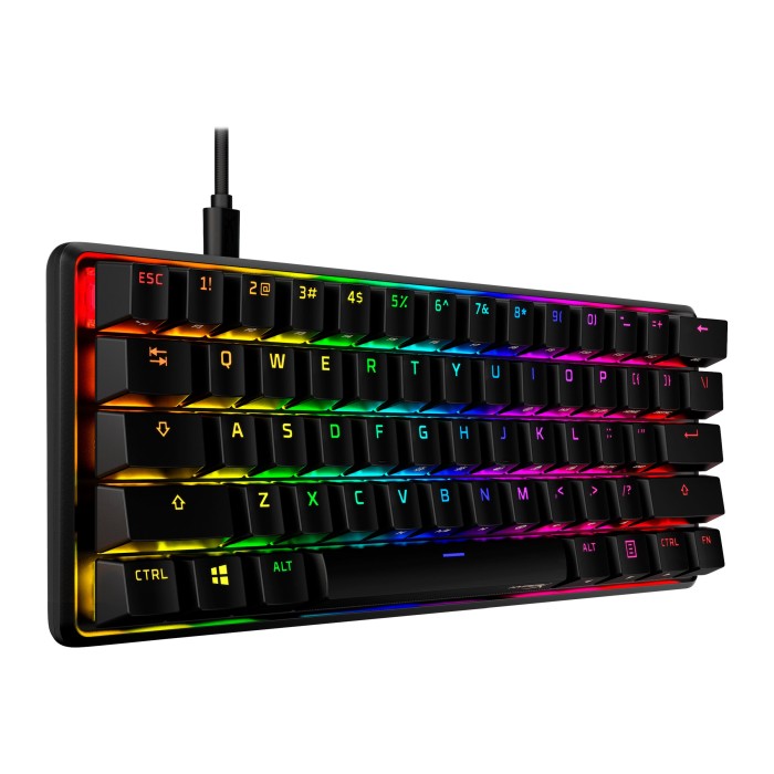 Teclado Mecánico HyperX Alloy Origins 60% Switch Red RGB Inglés