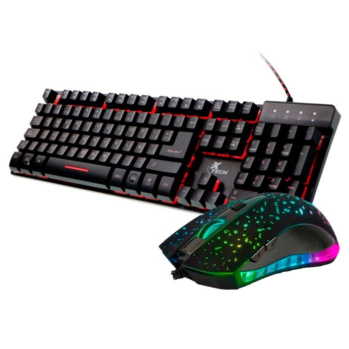Combo gamer Teclado Revenger + Mouse Gamer Xtech Ophidian