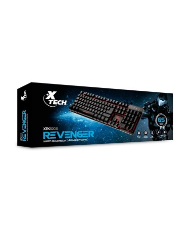 Combo gamer Teclado Revenger + Mouse Gamer Xtech Ophidian