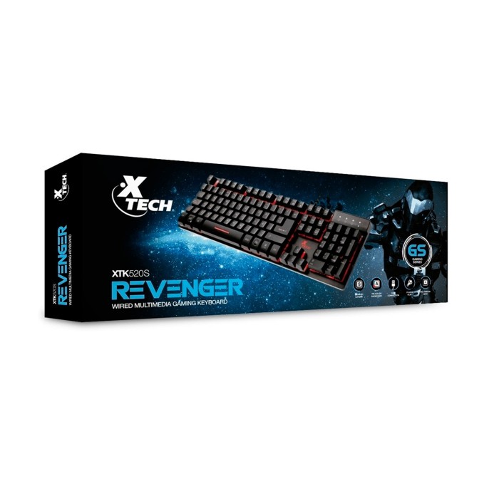 Combo gamer Teclado Revenger + Mouse Gamer Xtech Ophidian