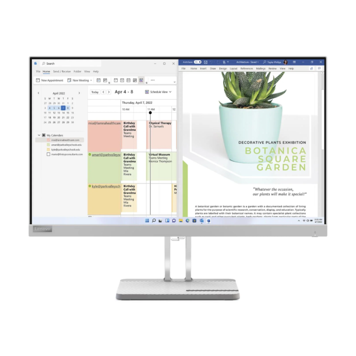 Monitor Lenovo L24e-40 23.8" VA, 100 Hz, 4ms, 1920 x 1080