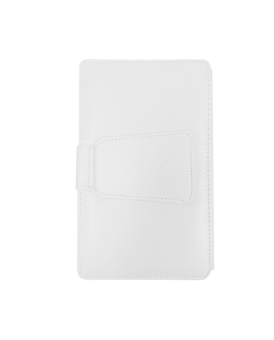 Funda para Tablet Universal T-295 Blanca con Teclado Micro USB