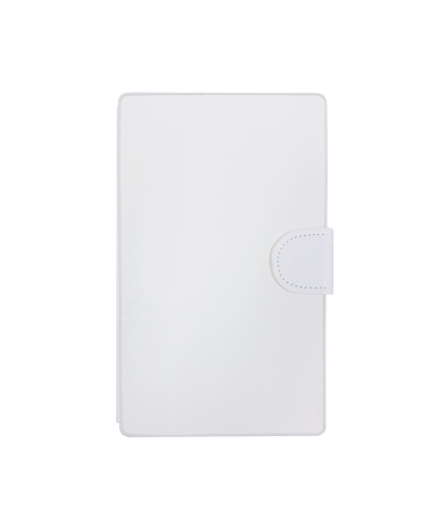 Funda para Tablet Universal T-295 Blanca con Teclado Micro USB