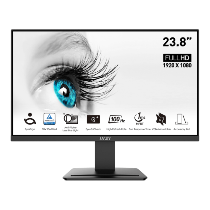 Monitor MSI PRO MP2412 23.8" VA, 100Hz, 1ms, 1920 x 1080