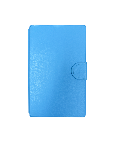 Funda para Tablet Universal T-295 Celeste con Teclado Micro USB