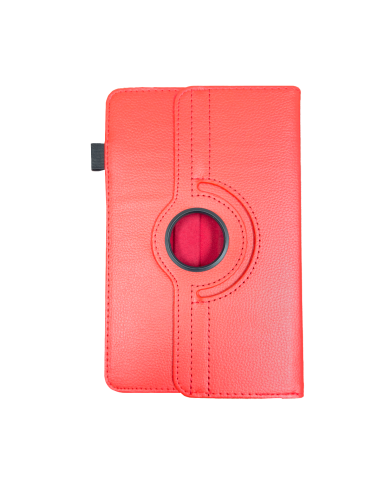Funda De Tablet Universal Roja 10" Rotatoria 360
