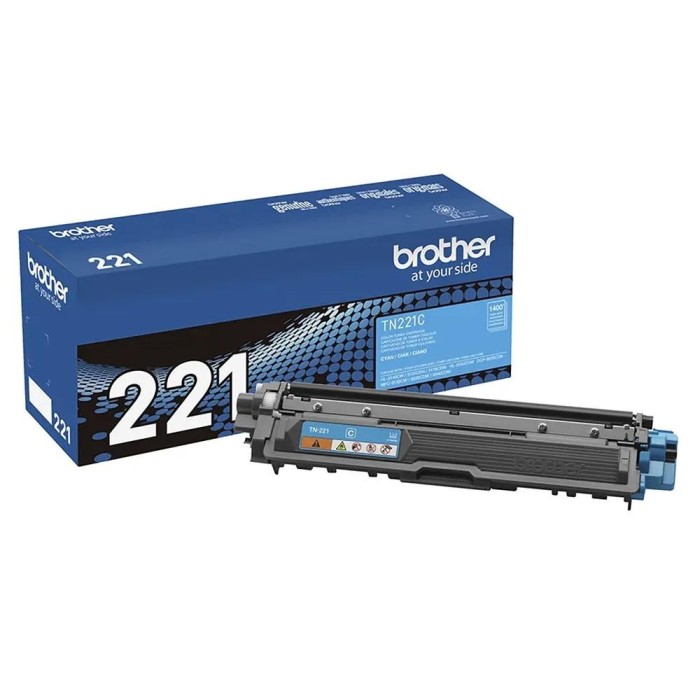 Cartucho de Toner Original Brother TN-221M Cian 2.200 páginas