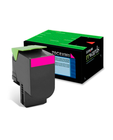 Cartucho de Toner Original Lexmark 70C8XM0 Magenta