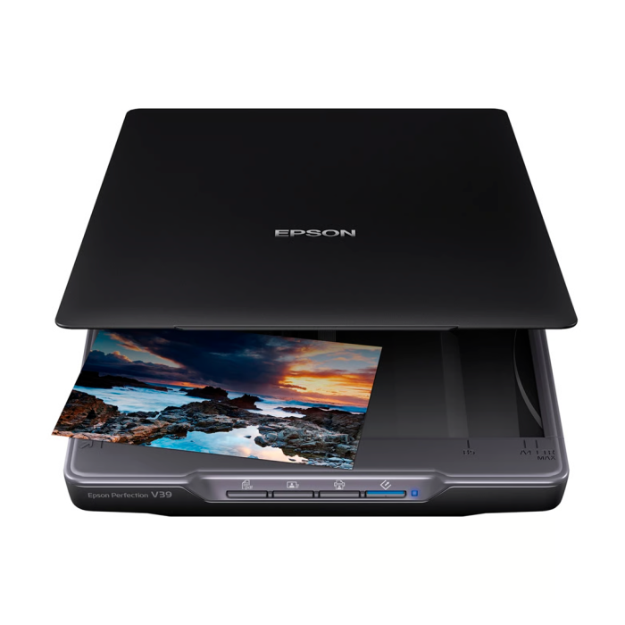 Escáner plano Epson Perfection V39 II para Fotografías y Documentos a color