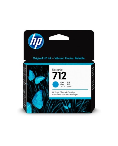 Cartucho de Tinta Original HP 712 Cian 38ml