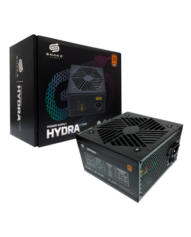 Fuente de Poder Hydra ATX 600W Certificada 80 Plus Bronze
