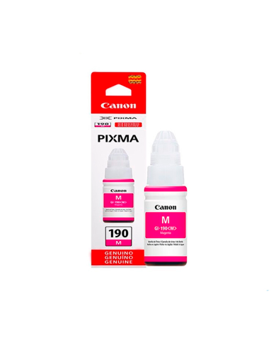 Botella de Tinta HP GI-190 Magenta Original 70 ml (0669C001)