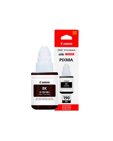 Botella de Tinta HP GI-190 Negro Original 135 ml (0667C001)
