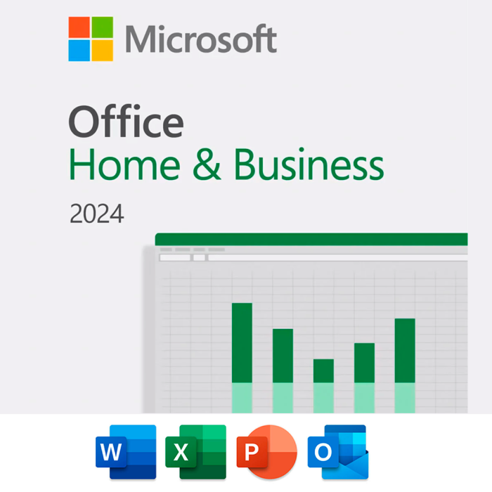 Microsoft Office Home and Business 2024, 1 Usuario, Windows/Mac, Descarga digital (ESD)