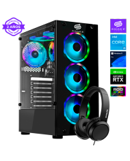 Pc Gamer Vibora Black V6 AMD Ryzen 5 5500, RTX 3050, SSD 1TB, RAM 16 GB, W11P | Snake Gamer