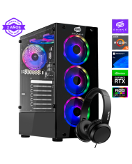 Pc Gamer Vibora Black V6 AMD Ryzen 5 5500
